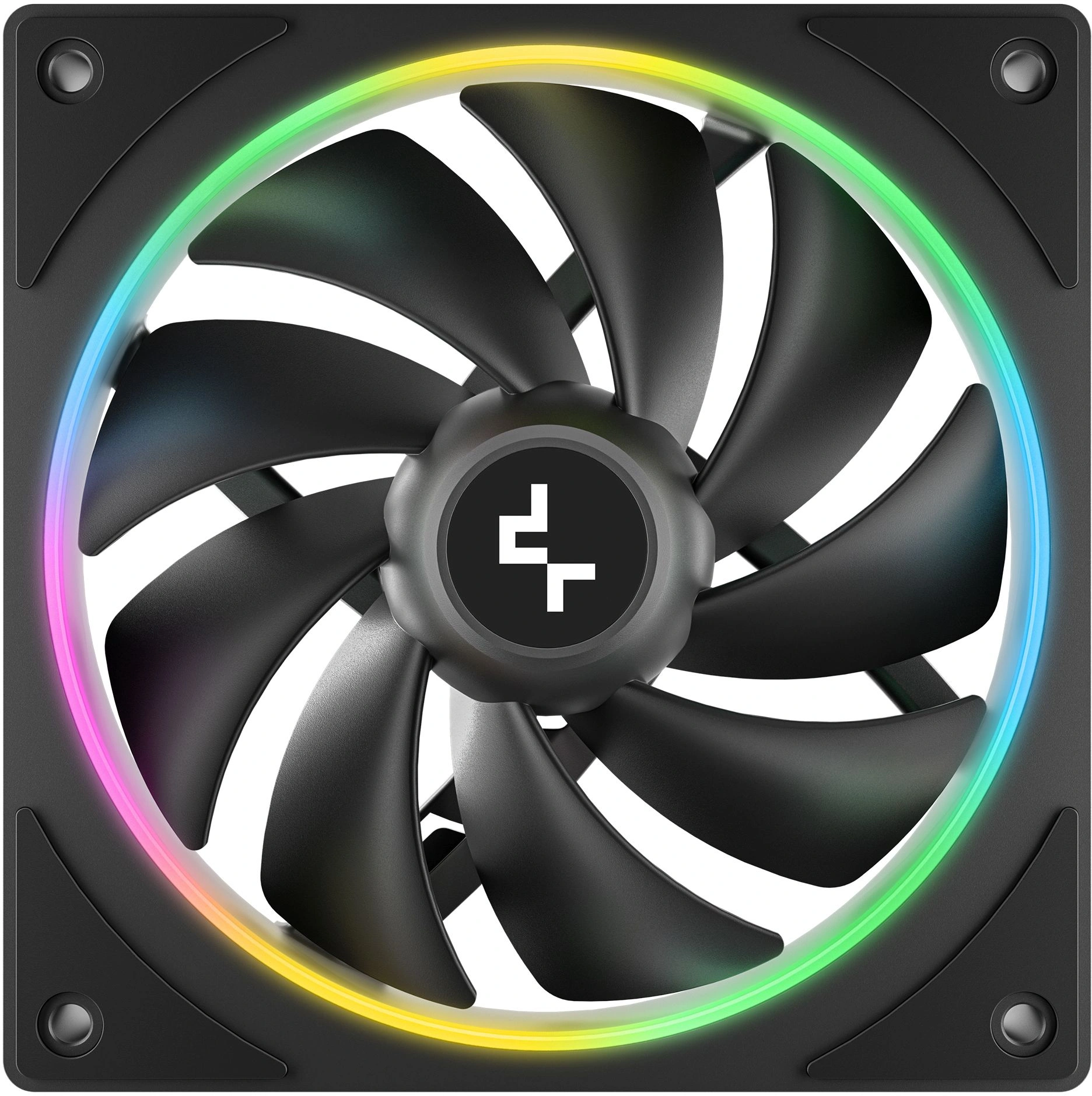 Вентилятор для корпуса Deepcool FL12 SE ARGB 120х120x25 черный 4-pin 28.67дБ (R-FL12SE-BKAPN1-G) Ret