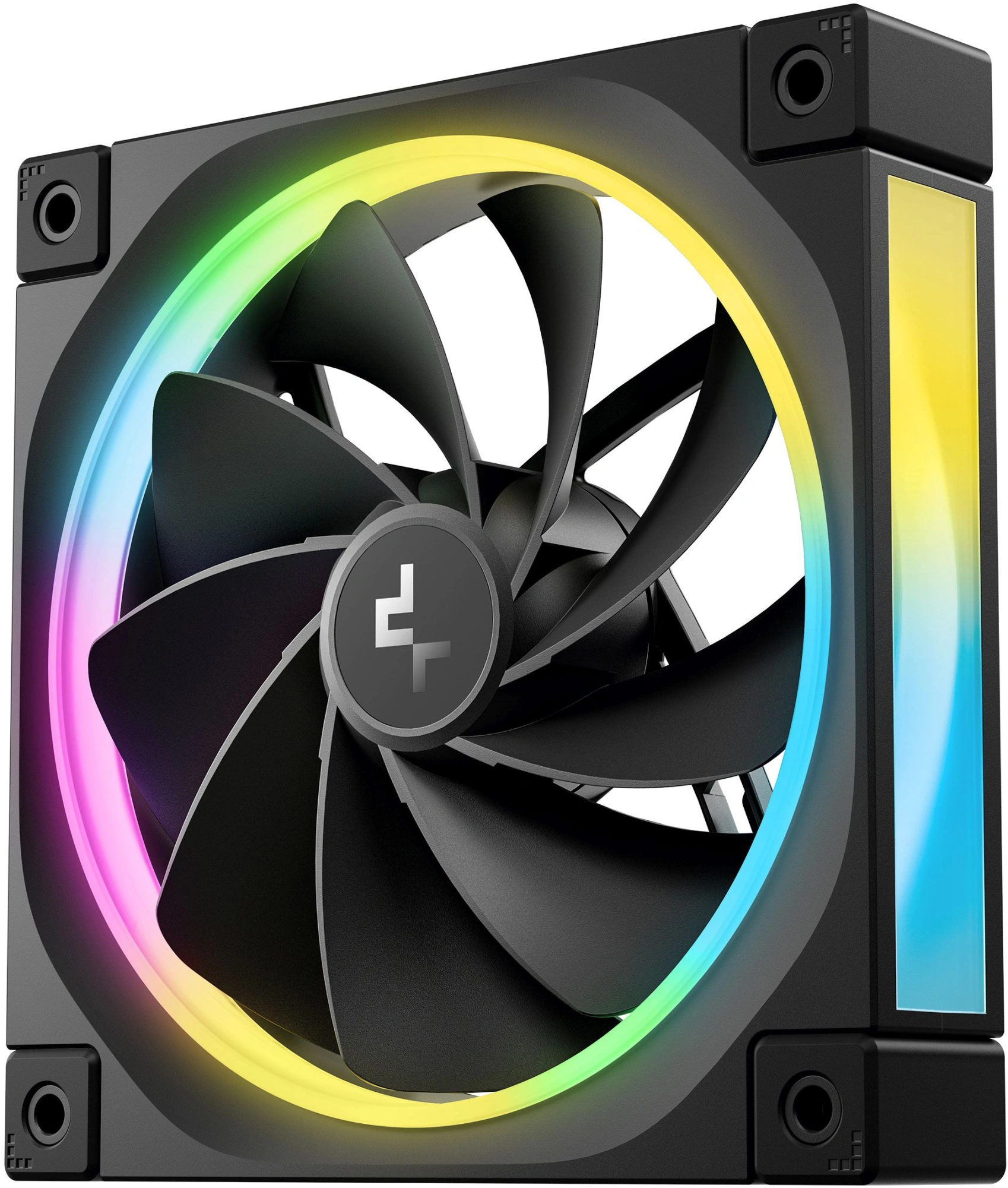 Вентилятор для корпуса Deepcool FL12R Reverse ARGB 120х120x25 черный 4-pin 33.9дБ (R-FL12R-BKAPN1-G)