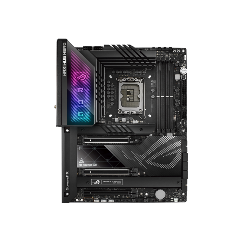 Материнская плата ASUS ROG MAXIMUS Z790 HERO, LGA1700, Z790, 4*DDR5, HDMI, 6xSATA3 + RAID, M2, Audio, Gb LAN, USB 3.2, USB 2.0, ATX (90MB1CI0-M0EAY0)