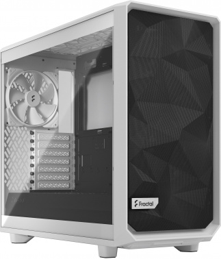 Корпус Fractal Design Meshify 2 LiteTG Clear Tint белый без БП ATX 5x120mm 4x140mm 2xUSB3.0 audio bott PSU (FD-C-MEL2A-04)