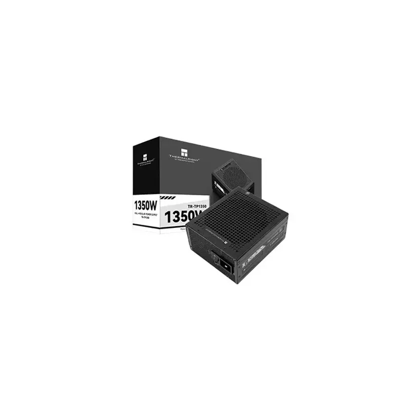Блок питания 1350W/ Power Supply Thermalright, 1350W 80+ Platinum (ATX, 3.0, PCIe 5.0, Full modular, 1x24(20+4)pin 600mm, 2xCPU 8(4+4)pin, 2xPCIe*2 8(6+2)pin, 2x12VHPWR PCIe 5.0 12+4pin 600mm, 6xSATA, 5xMOLEX4pin, Active, 120x12 (TR-TP 1350)
