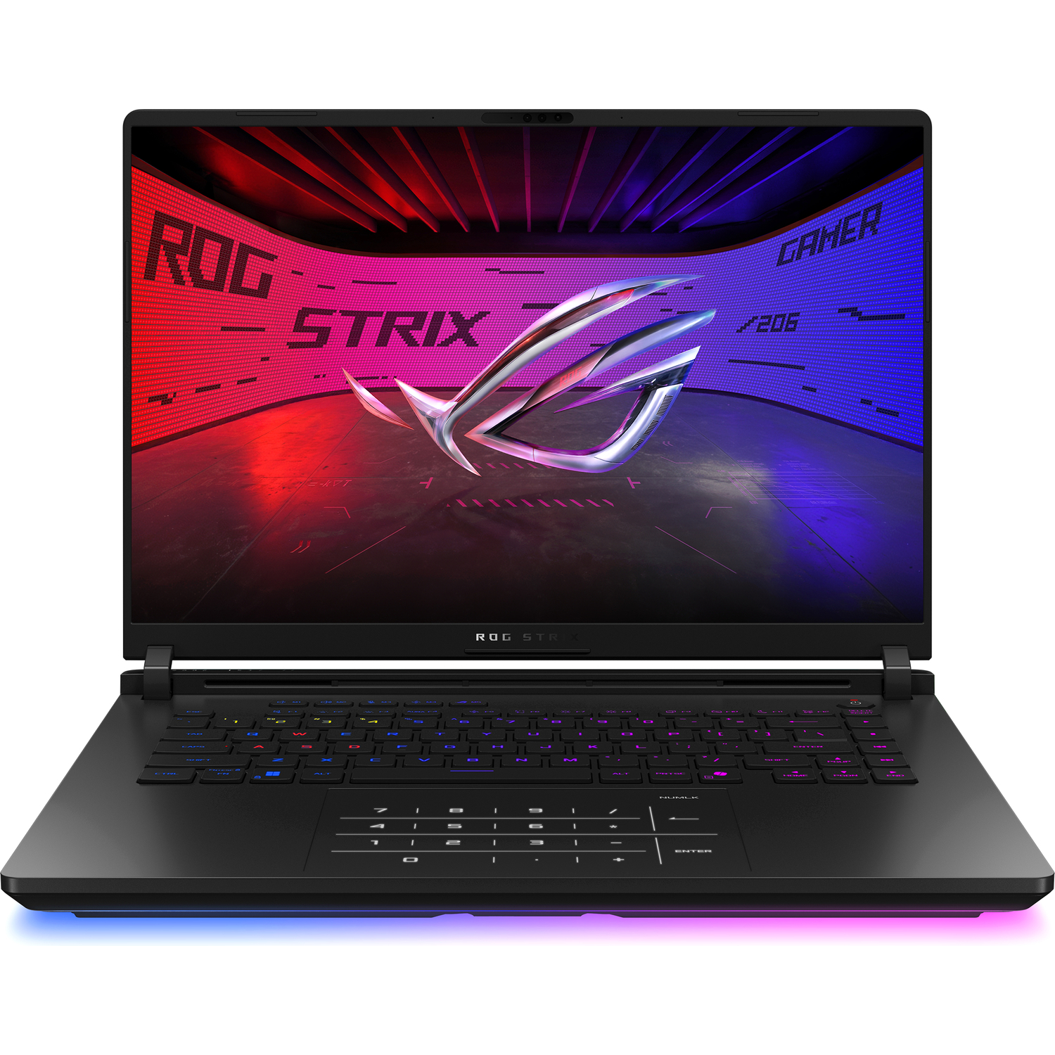 Ноутбук ASUS ROG Strix SCAR 16 G635LR-RW017 16"(2560x1600 miniLED (матовый, 240Hz, 3ms))/ Core Ultra 9 275HX(2.7Ghz)/ 32Gb/ 1Tb SSD/ noDVD/ RTX 5070 Ti 12Gb/ BT/ WiFi/ 90WHr/ 2.8kg/Off Black/ DOS (90NR0LU1-M000K0)