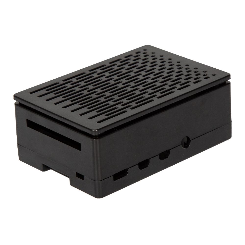 Корпус ACD RA509 Корпус ACD Black ABS Case (Install 3010/ 3007 Fans or 3.5 Inch Touch Screen), совместим с креплением VESA Mount, for Raspberry PI 4B