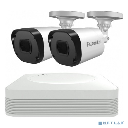 Falcon Eye FE-104MHD KIT Light SMART Комплект видеонаблюдения 4-х канальный гибридный {(AHD,TVI,CVI,IP,CVBS) регистратор; Видеовыходы: VGA;HDMI; Видеовходы: 4xBNC}