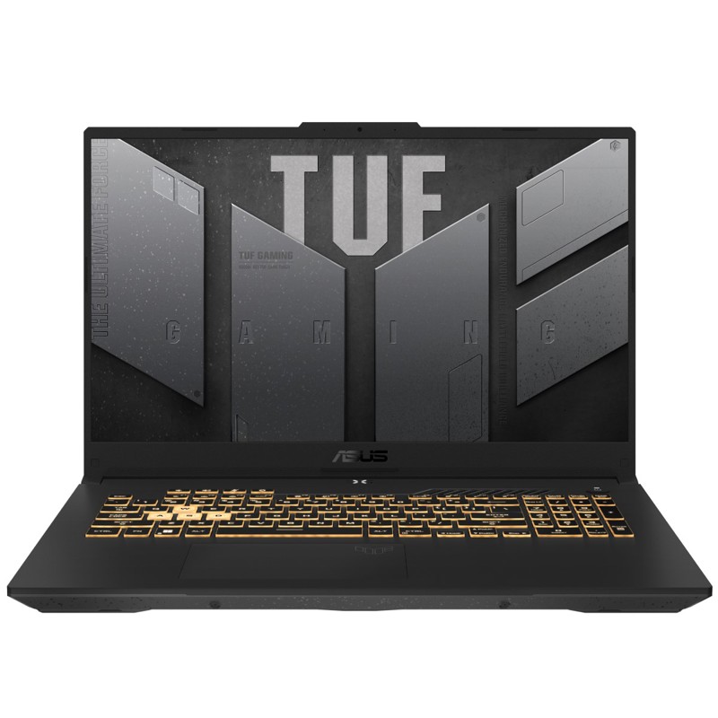 Ноутбук/ ASUS TUF F17 FX707ZC4-HX095 17.3"(1920x1080 (матовый, 144Hz) IPS)/ Intel Core i5 12500H(2.5Ghz)/ 16384Mb/ 512PCISSDGb/ noDVD/ Ext:nVidia GeForce RTX3050(4096Mb)/ Cam/ BT/ WiFi/ 56WHr/ war 1y/ 2.6kg/ Mech (90NR0GX1-M006F0)