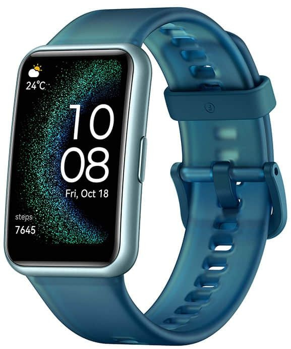 Смарт-часы Huawei Fit SE STA-B39 30мм 1.64" AMOLED корп.зеленый рем.зеленый разм.брасл.:130-210мм (55020ATF)