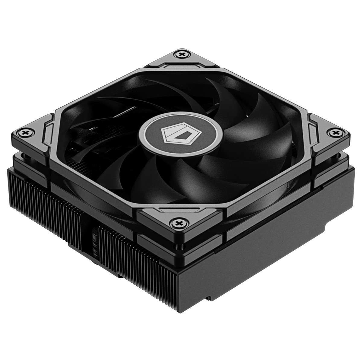 Кулер для процессора ID-COOLING IS-47-XT LGA1700/1200/115X/AM4 низкопрофильный высота 47mm (24шт/кор, TDP 95W, PWM, 4 тепл.трубки + медная база, FAN 92mm, черный) BOX