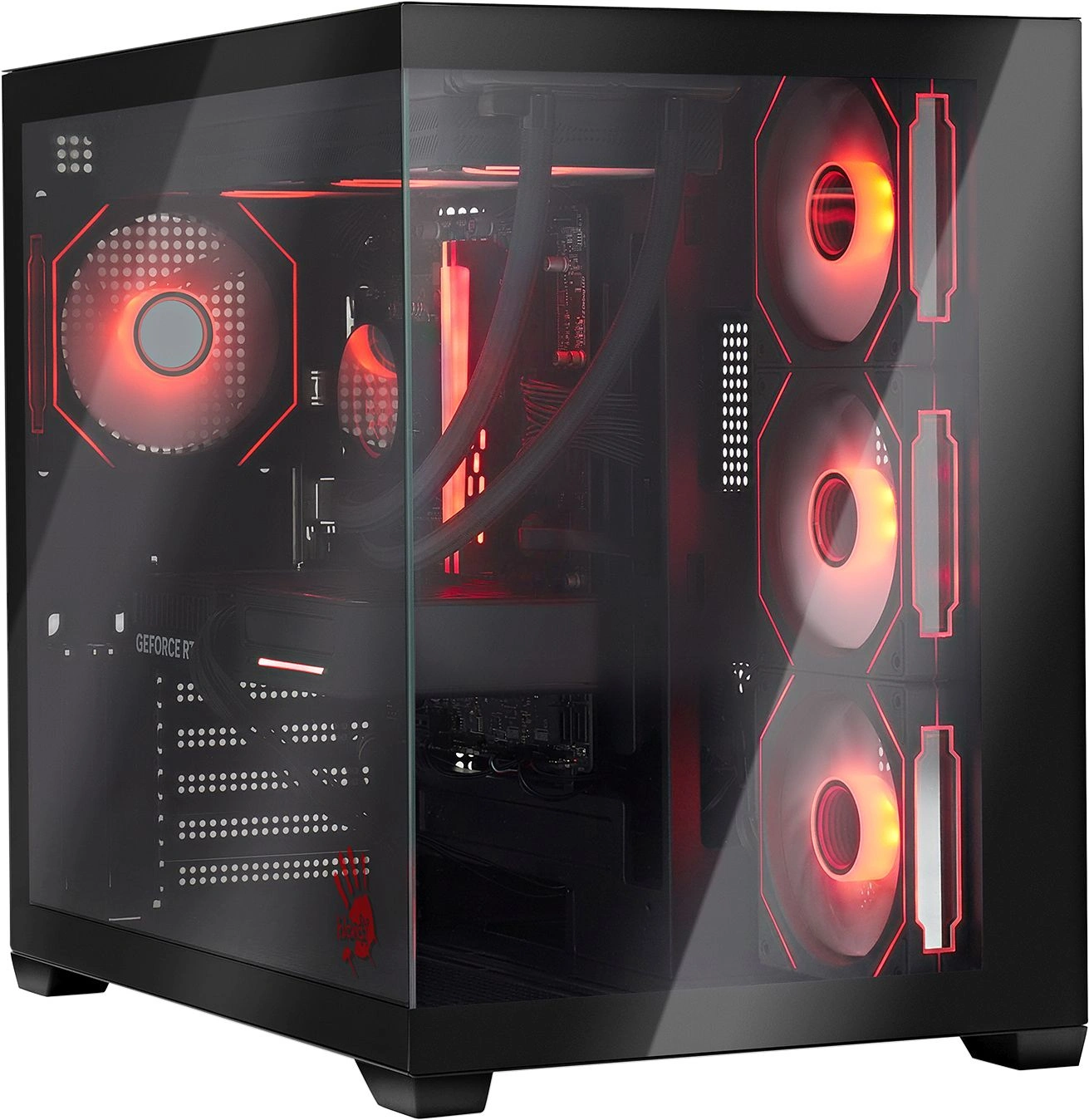 Компьютер Bloody BD-PC CB76V2 MT i5 14400F (2.5) 32Gb SSD1Tb RTX5060TI 16Gb Windows 11 Home 64 2.5xGbitEth WiFi BT 750W черный (RUS) (2142026)