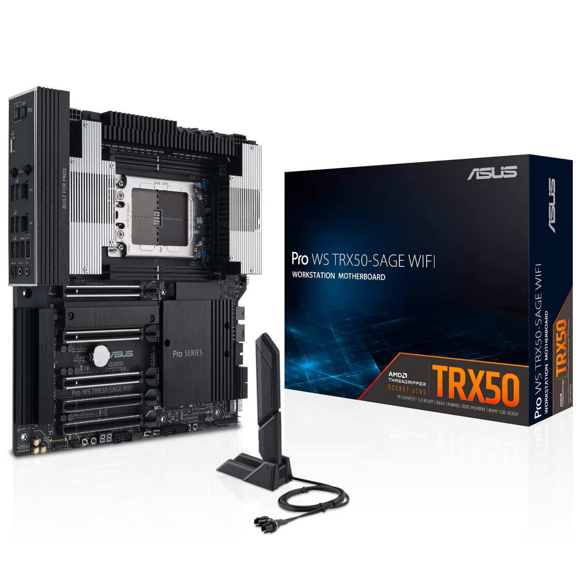 PRO WS TRX50-SAGE WIFI / AMD STR5,TRX50,PCIE 5.0,WS MB (90MB1FZ0-M0ECY1)
