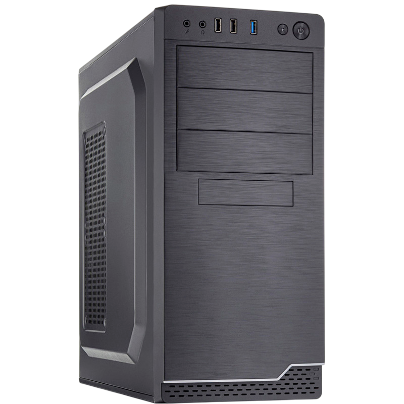 Корпус без блока питания/ Case Foxline FL-816, ATX, 3x5.25EXT, 1x3.5EXT, 3x3.5INT, 2xUSB2.0+1xUSB3.0, HDA, w/o FAN, w/o PSU, NO Powercord (FL-816-U31_)