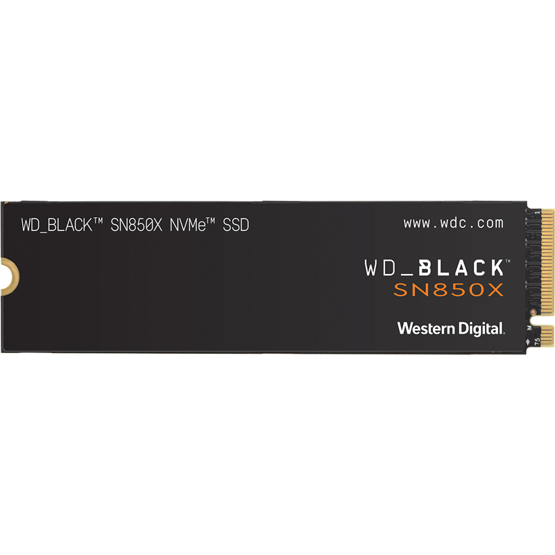 Твердотельный накопитель WD WDS200T2X0E Black SN850X 2TB, NVMe, M.2 2280, PCIe G4x4