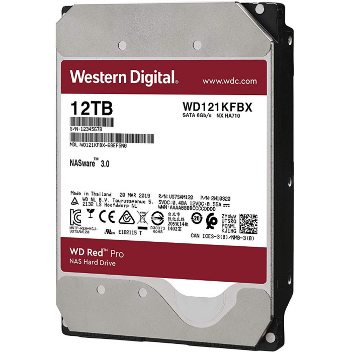 Картинка Жесткий диск Western Digital Red Pro  (WD121KFBX) 
