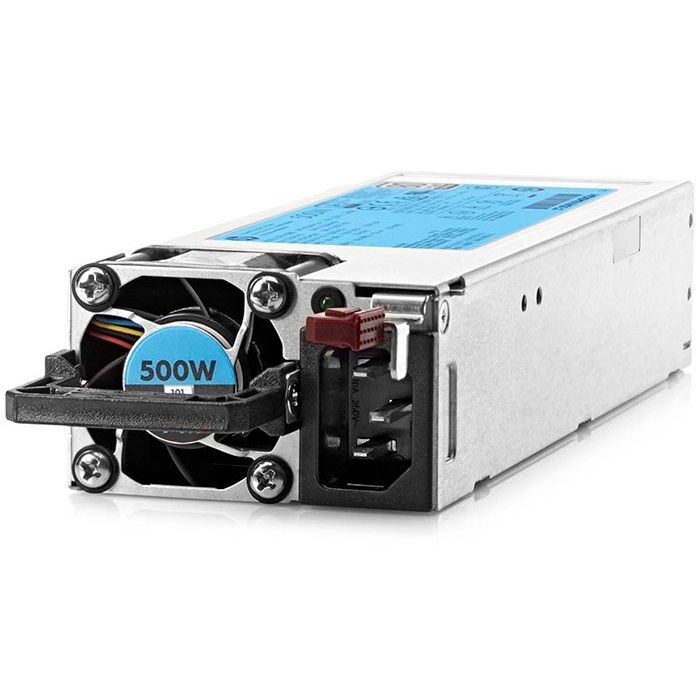 Картинка Блок питания серверный HPE 500W Flex Slot Platinum Hot Plug (865408-B21) 