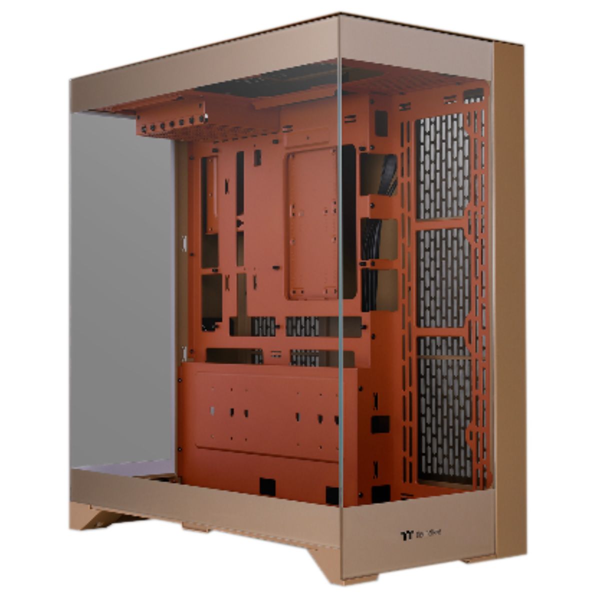 Корпус Thermaltake CA-1Z8-00MGWN-00 Win/SPCC/Tempered Glass*3/Brown Box