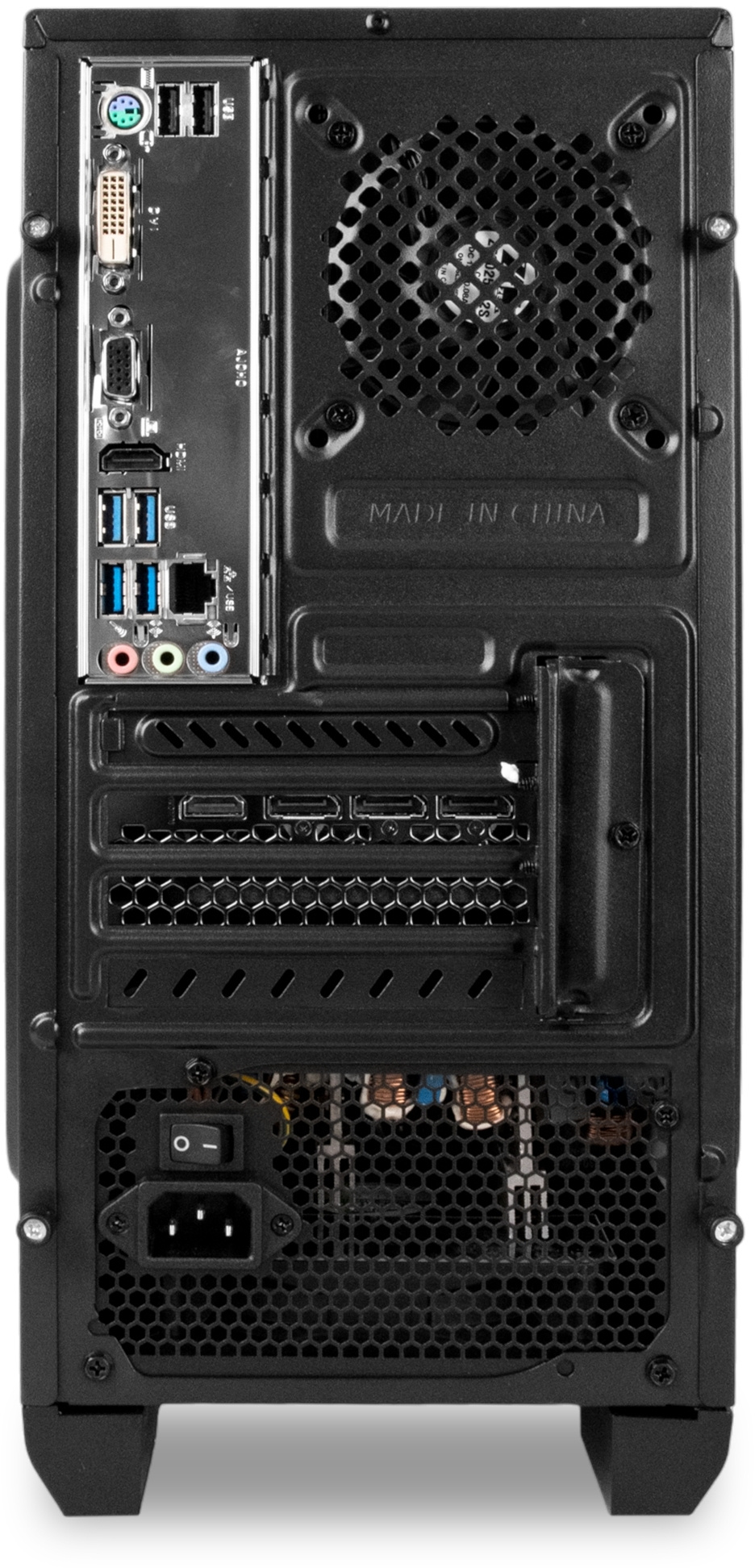 Компьютер IRU Game 310H6GE MT i5 12400F (2.5) 16Gb SSD512Gb RTX3060 12Gb DOS GbitEth 650W черный (2000612)