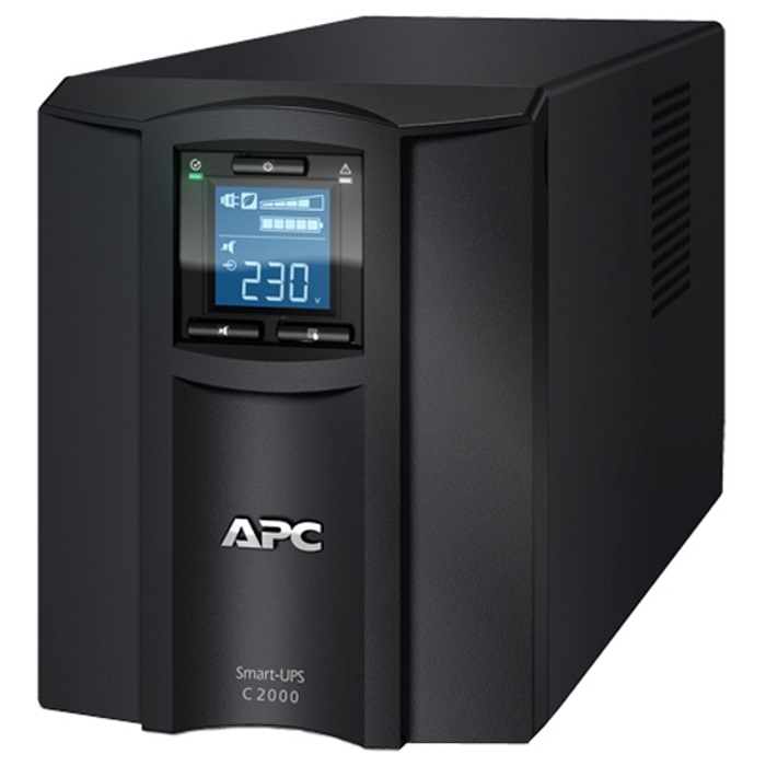 ИБП APC Smart-UPS C 2000VA/ 1300W, 230V, Line-Interactive, LCD (SMC2000I)