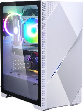 ZALMAN Z3 ICEBERG, ATX, WHITE, WINDOW, 5x3.5", 1x2.5", 2xUSB2.0, 1xUSB3.0, FRONT 1x120mm ARGB, REAR 1x120mm ARGB (Z3 ICEBERG WHITE)