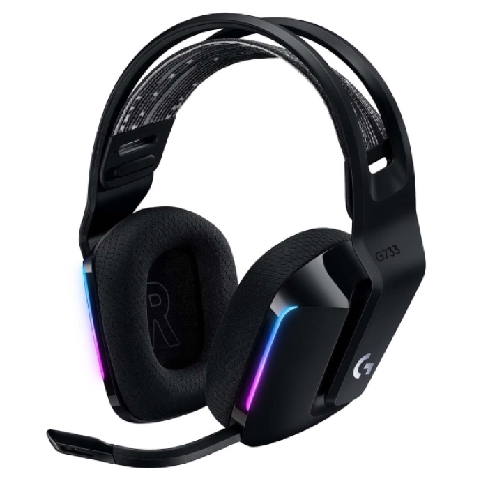 Эскиз Гарнитура Logitech Headset G733 LIGHTSPEED Wireless RGB Gaming Black (981-000864)