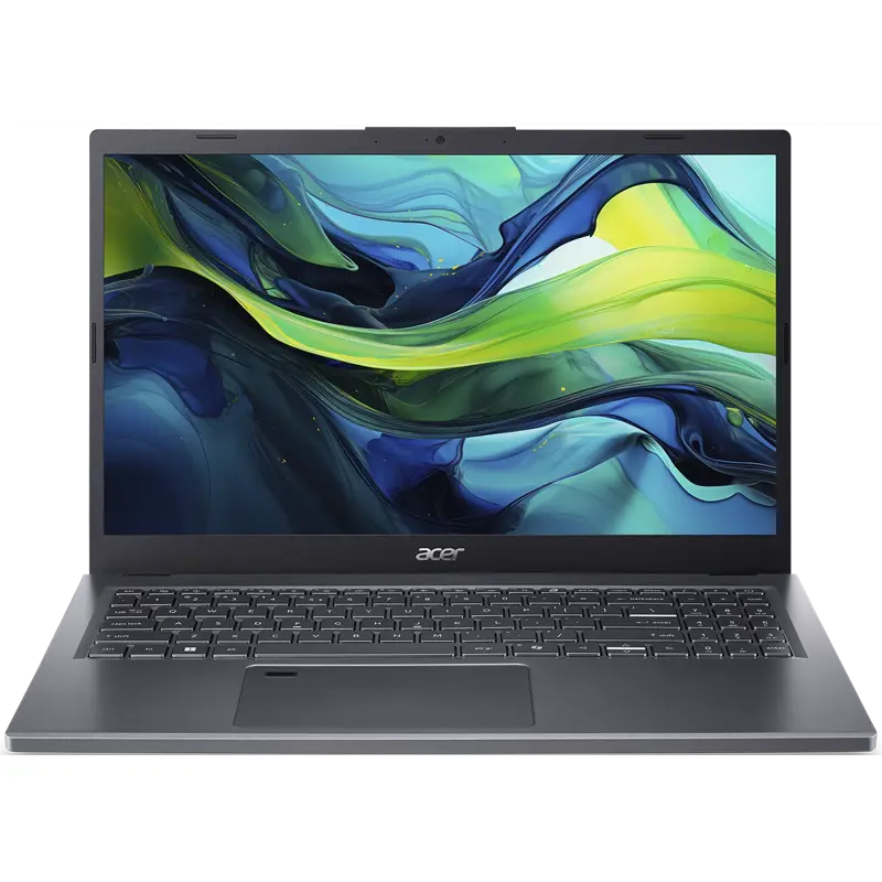 Ноутбук Acer Aspire 15 A15-51M-51VS 15.6"(1920x1080 (матовый) IPS)/ Core 5 120U(1.4Ghz)/ 16Gb/ 512Gb SSD/ noDVD/ Intel HD/ BT/ WiFi/ 50WHr/ 1.8kg/ Iron/ NoOS (NX.KXRCD.004)