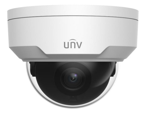 Uniview Видеокамера IP купольная антивандальная, 1/ 3" 4 Мп КМОП @ 30 к/ с, ИК-подсветка до 30м., 0.01 Лк @F2.0, объектив 4.0 мм, DWDR, 2D/ 3D DNR, Ultra 265, H.265, H. (IPC324LB-SF40K-G)