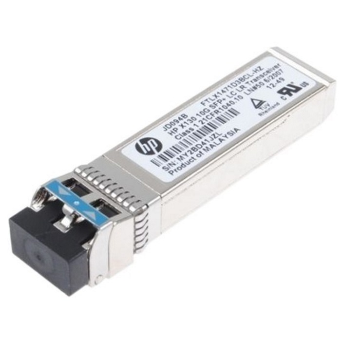 Картинка Трансивер HPE Aruba 10G SFP+ LC SR, 300 м, MMF XCVR (J9150D) 