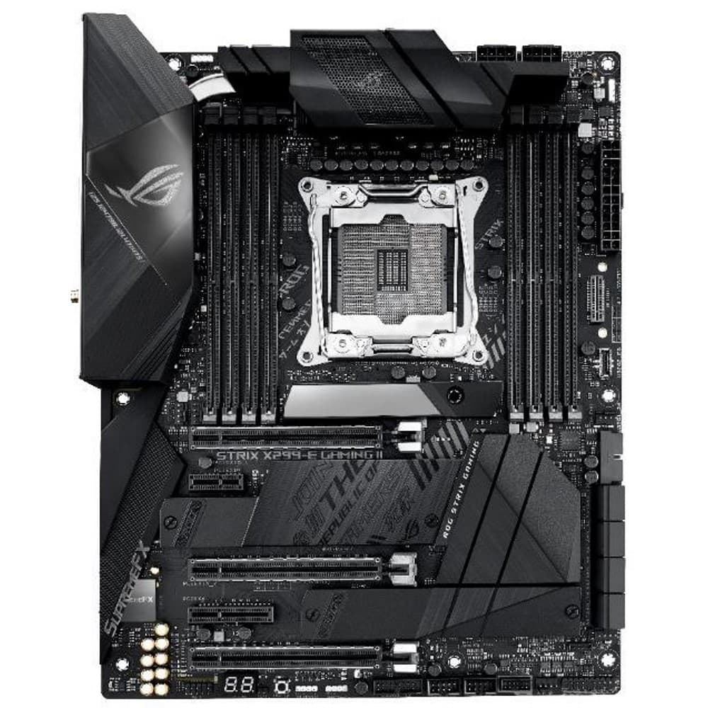 Материнская плата ASUS ROG STRIX X299-E GAMING II LGA2066 ATX 8xDDR4 3xPCIEx16 PCIEx4 PCIEx1 3xM.2 GLAN 2.5GLAN WIFI RTL (90MB11A0-M0EAY0)