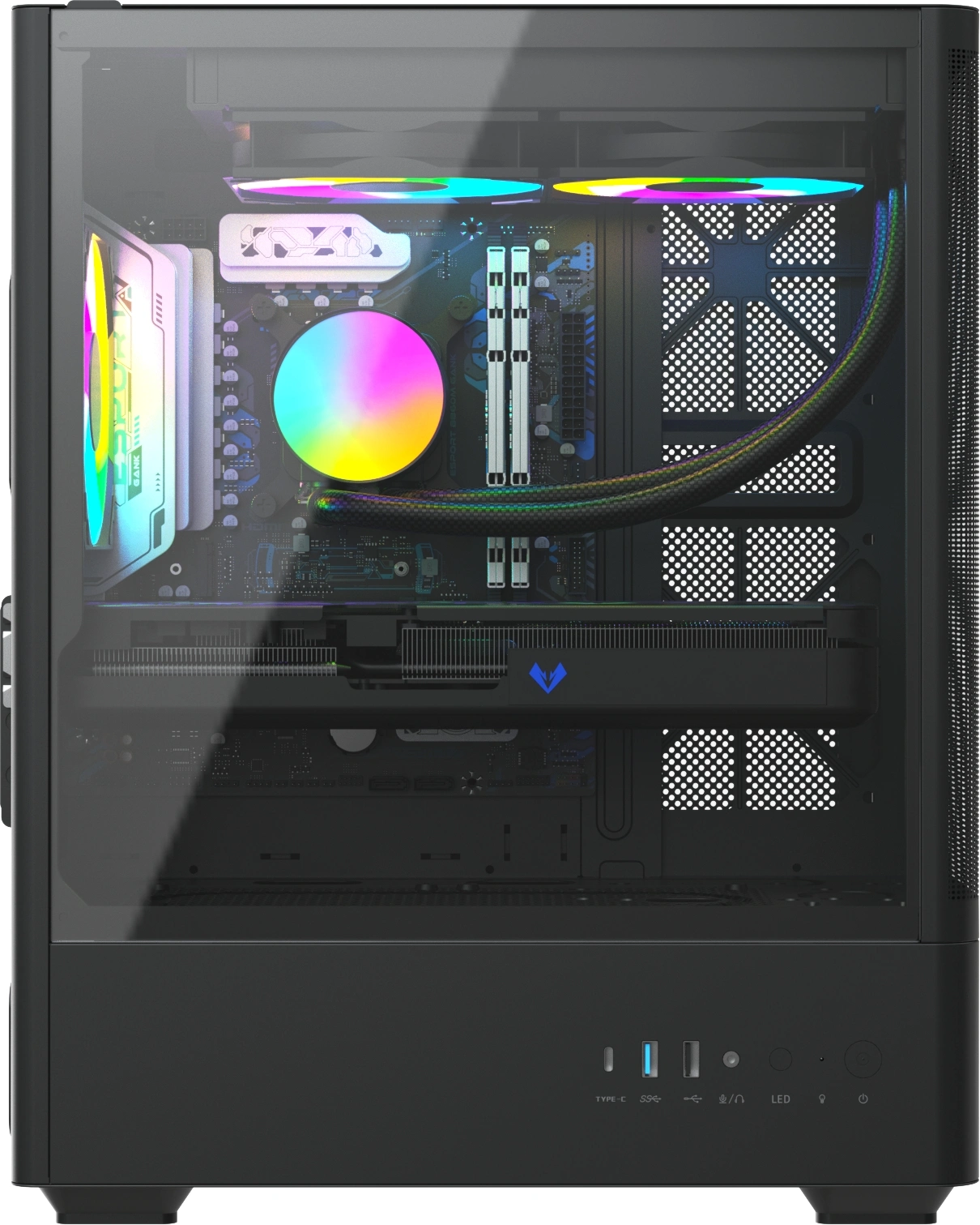 Компьютер Teclast G03 Core Ultra 7 265KF (3.9) 32Gb SSD1Tb RTX5070Ti 16Gb Windows 11 Pro GbitEth WiFi BT 750W черный (G03 265KF32G1T5070TBKRU)