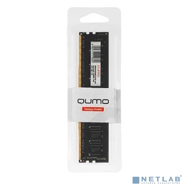 QUMO DDR4 DIMM 8GB QUM4U-8G3200P22 PC4-25600, 3200MHz OEM/ RTL