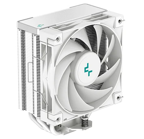 DEEPCOOL AK400 WH LGA1700/ 1200/ 115X/ AM5/ AM4 (18шт/ кор, TDP 260W, PWM, Fan 120mm, 4 тепл. Трубки, белый) RET