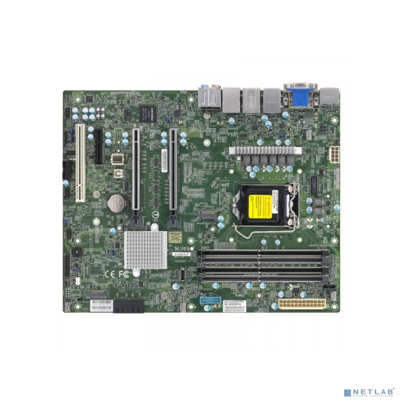Системная плата/ MBD-X12SCA-F-O (X12SCA-F, Intel W480 Chipset, support Intel Comet lake-S, 1 LGA-1200, 4 UDIMM, 1 PCIe 3.0 x4, 2 PCIe 3.0 x16 slots (16/NA or 8/8), M.2 2 PCIe 3.0 x4, RAID 0 & 1 2280/22110) (MBD-X12SCA-F-B)