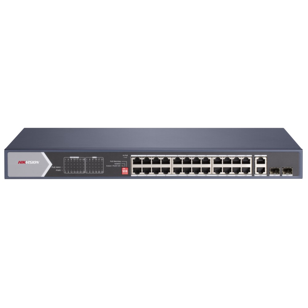 Картинка Коммутатор Hikvision DS-3E0528HP-E (DS-3E0528HP-E) 