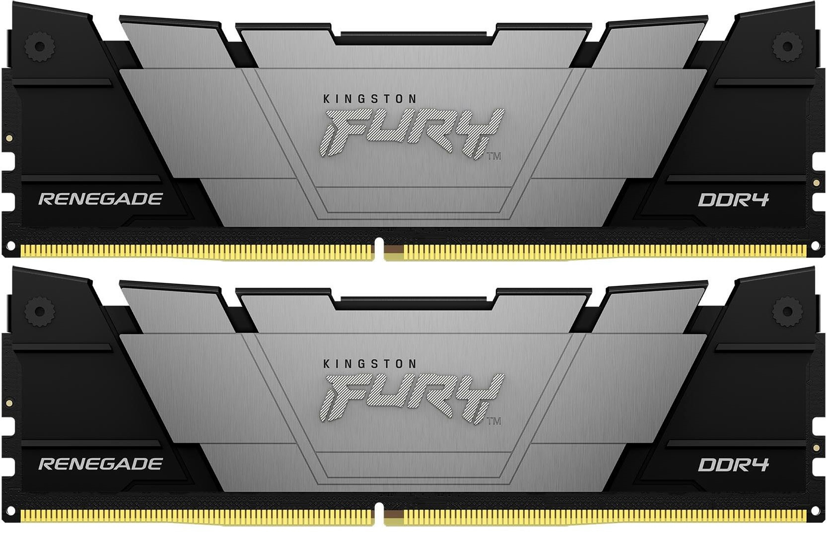 Память DDR4 2x32GB 3200MHz Kingston KF432C16RB2K2/ 64 Fury Renegade Black RTL Gaming PC4-25600 CL16 DIMM 288-pin 1.35В dual rank с радиатором Ret (KF432C16RB2K2/64)