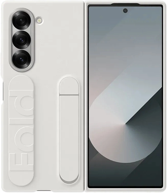 Чехол (клип-кейс) Samsung для Samsung Galaxy Z Fold6 Silicone Case Fold 6 (F956) белый (EF-MF956TWEGRU)