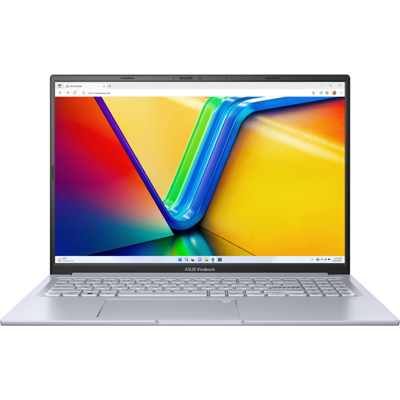 Ноутбук Asus VivoBook 16X K3605ZV-N1136 Core i5 12500H 16Gb SSD1Tb NVIDIA GeForce RTX4060 8Gb 16" IPS WUXGA (1920x1200) noOS silver WiFi BT Cam (90NB11W2-M00770)