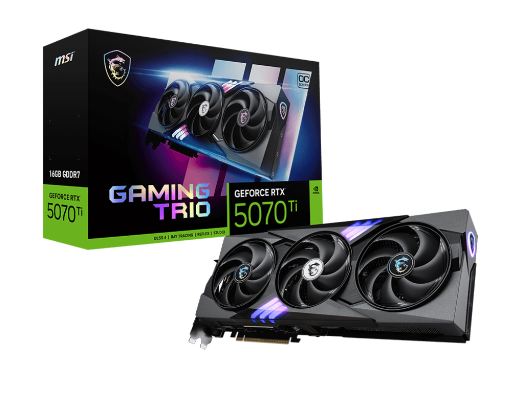 Видеокарта/ GeForce RTX 5070 Ti 16G GAMING TRIO OC