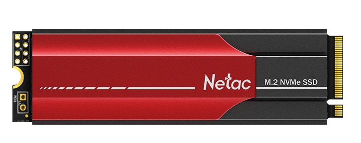 Netac SSD N950E Pro 1TB PCIe 3 x4 M.2 2280 NVMe 3D NAND, R/ W up to 3350/ 2800MB/ s, TBW 800TB, 1024MB DRAM buffer, with heat sink, 5y wty (NT01N950E-001T-E4X)