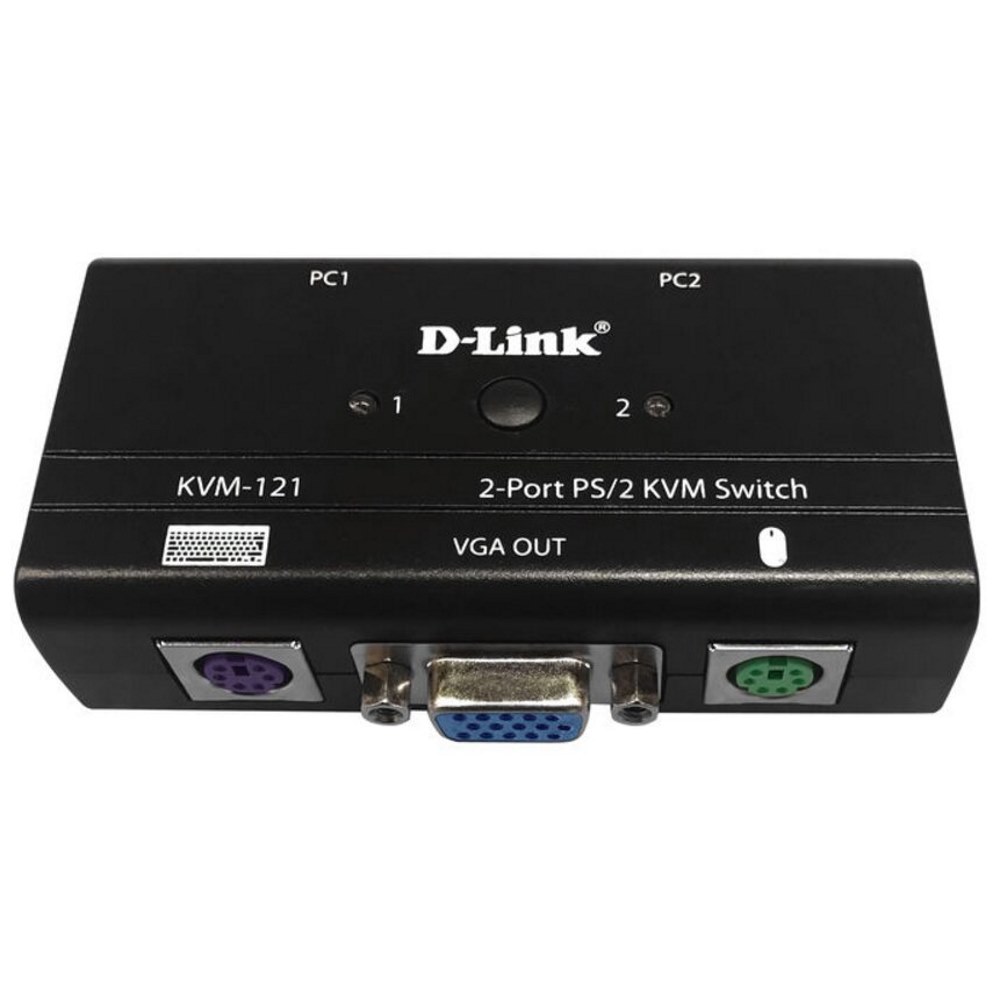 Картинка Переключатель KVM D-Link KVM-121 (KVM-121/B1A) 