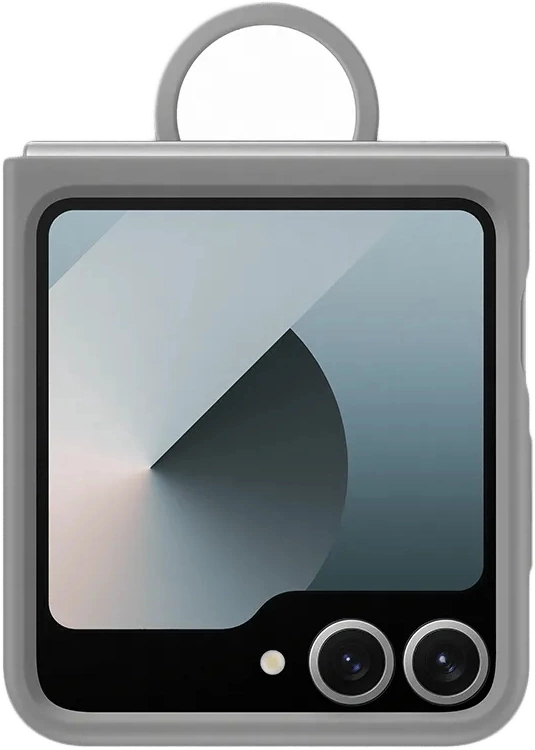Чехол (клип-кейс) Samsung для Samsung Galaxy Z Flip6 Silicone Case Flip 6 (F741) серый (EF-PF741TJEGRU)
