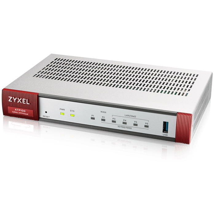 Картинка Сетевой экран Zyxel ZyWALL ATP100 (ATP100-RU0102F) 