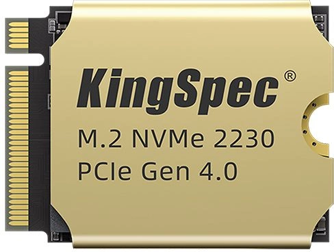 Твердотельный накопитель KingSpec SSD 512GB M.2 2230 PCIe 4.0 x4 NVMe R4900/ W2800MB/ s 3D TLC MTBF 1M 600TBW (XF-512 2230)