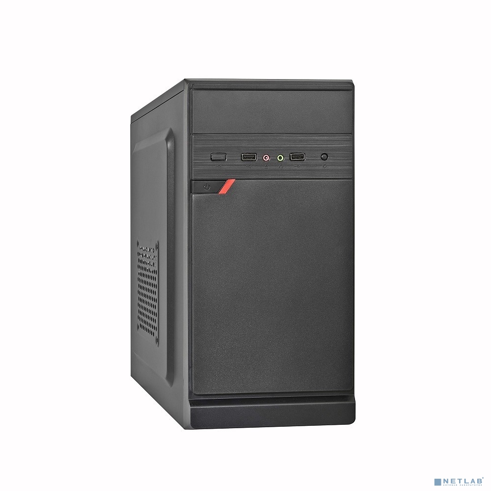 Exegate EX283056RUS Корпус Minitower ExeGate BAA-106 Black, mATX, , 2*USB, Audio