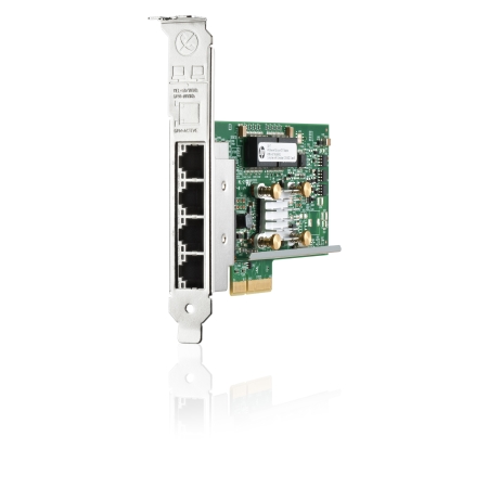 Картинка Адаптер HP Ethernet Adapter, 331T, 4x1Gb, PCIe (2.0) (647594-B21) 