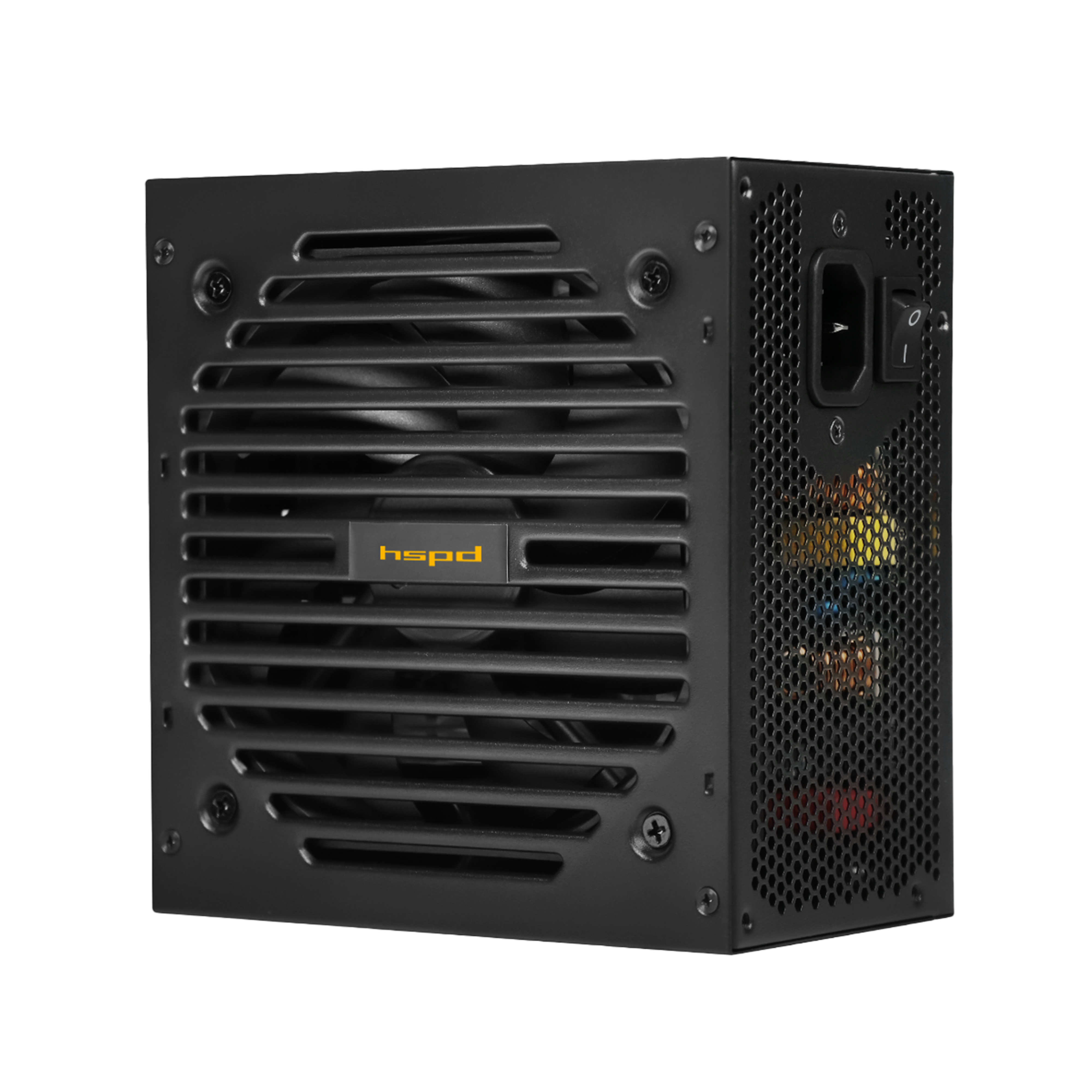 Блок питания/ Power Supply HSPD, 750W 80+ Bronze (ATX, 2.31, Semi-modular, 1x24(20+4)pin 550mm, 1xCPU*2 8(4+4)pin 600+150mm, 1xPCIe*2 8(6+2)pin 500+150mm, 2xSATA*3 400+150+150mm, 1xMOLEX4pin*3+FDD 400+150+150+150mm , Active, 1 (HSI-750BS-BK)