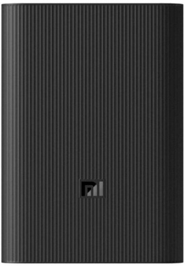 Мобильный аккумулятор Xiaomi Mi Power Bank 3 Ultra Compact 10000mAh 3A черный (BHR4412GL)