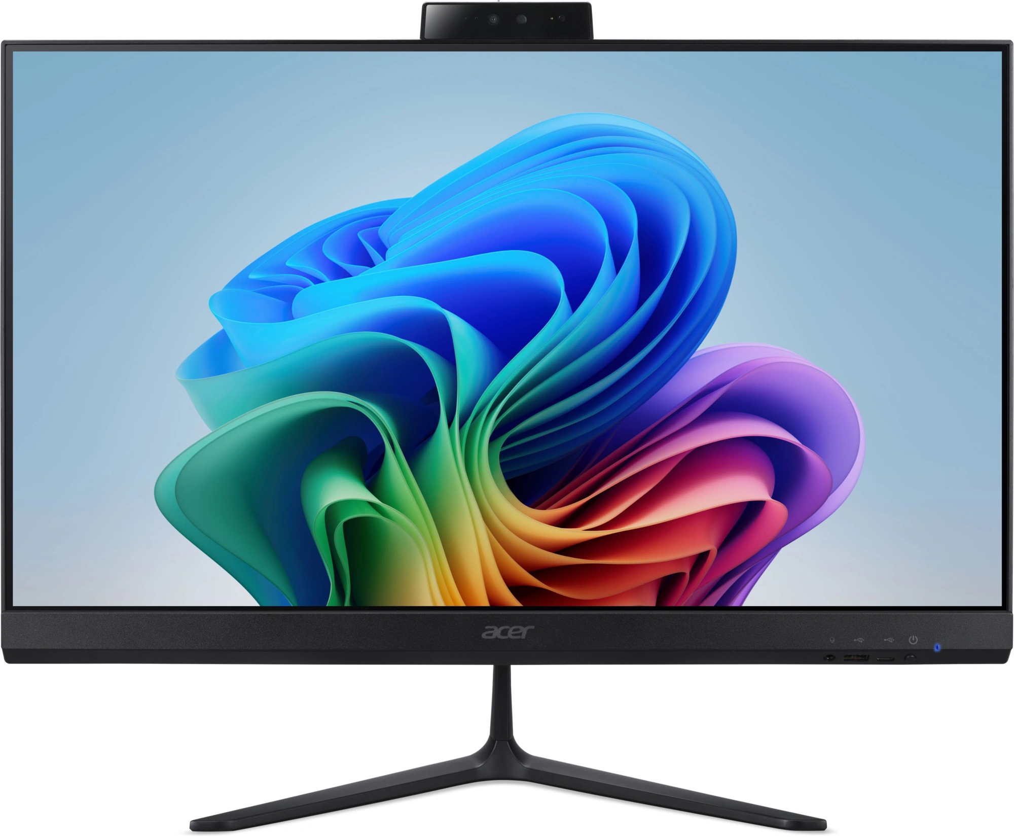 Моноблок Acer Aspire C24B-GKRK 23.8" Full HD Ryzen 5 330 (1.7) 16Gb SSD512Gb RGr Eshell GbitEth WiFi BT 65W клавиатура мышь Cam черный 1920x1080 (DQ.BSPCD.001)