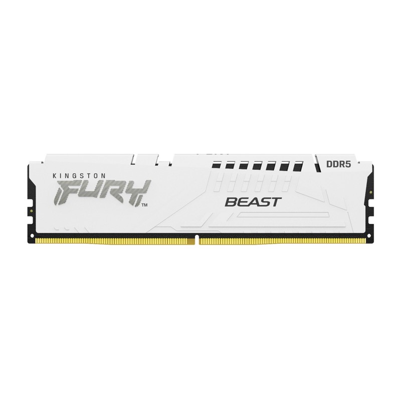 Память оперативная/ Kingston 64GB 5600MT/s DDR5 CL40 DIMM (Kit of 2) FURY Beast White XMP (KF556C40BWK2-64)
