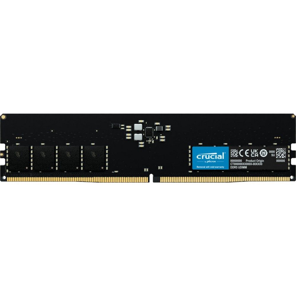 Оперативная память Crucial by Micron 32GB DDR5-5600 UDIMM (CT32G56C46U5) CL46 1.1V 1 Year Warrаnty