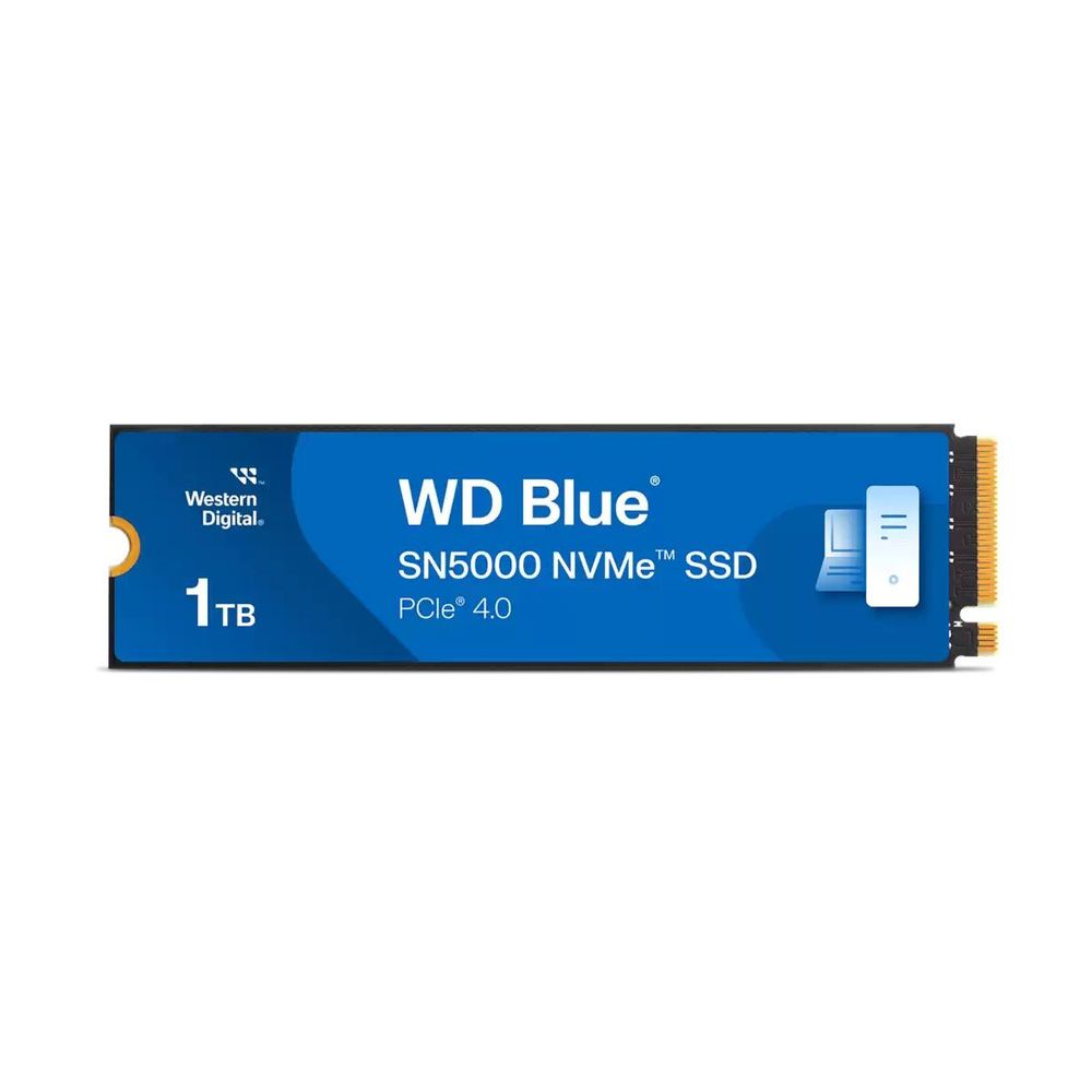 Твердотельный накопитель SSD Western Digital M.2 2280 1TB WD Blue SN5000 WDS100T4B0Е PCI-E 4.0 x4
