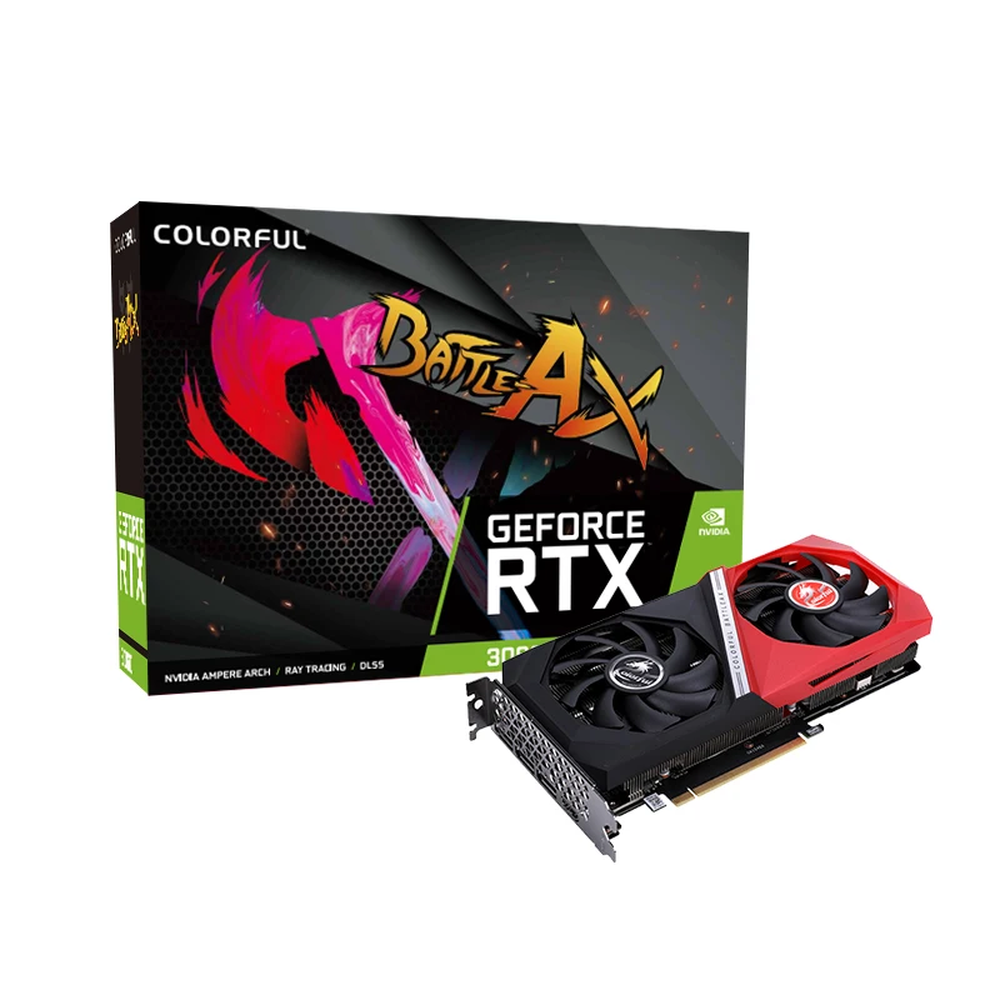 Видеокарта Colorful RTX3060 NB DUO 12G V4 L-V 12GB GDDR7 192bit 3xDP HDMI 2FAN RTL (RTX 3060 NB DUO 12G V4 L-V)