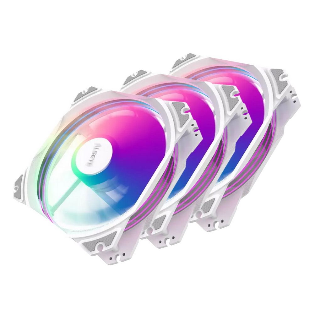 Вентилятор в корпус ALSEYE M120-PWA KIT FAN 3*120mm, 800;1700rpm, 31;66CFM, 19.4;33.8dBA, AURA RGB, PWM + 3pin Aura, RTL{24} (875712) (AS.04.01.0039)